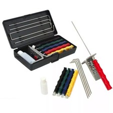 For Lansky Deluxe Tool Knife Sharpener Deluxe 5-Whetstones Set Sharpening System