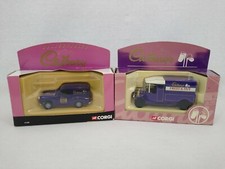 Corgi Cadbury Chocolate Dairy Milk & Fruit & Nut Diecast Van Bundle Free Postage