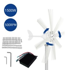 1.5KW Wind Turbine 8 Blades