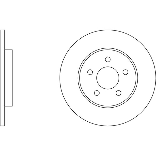 Brake discs solid for - brake, ford