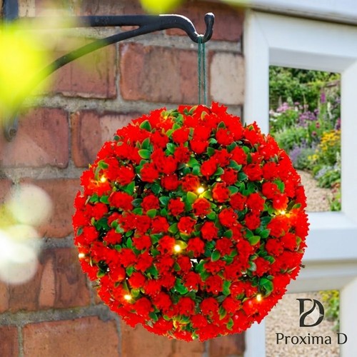 27cm solar powered - 2x, topiary