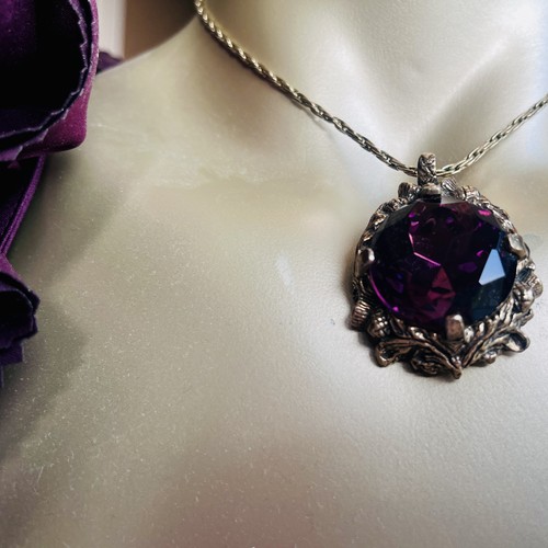 Miracle amethyst stone pendant