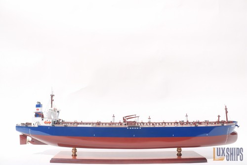 Crude oil tanker wooden model - wooden,