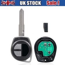 2 Buttons Full Remote Key Fob For Suzuki Grand Vitara Swift Jimny Alto 433Mhz UK