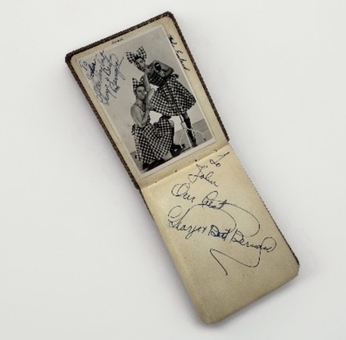 1950s blackpool autograph - 1950s,