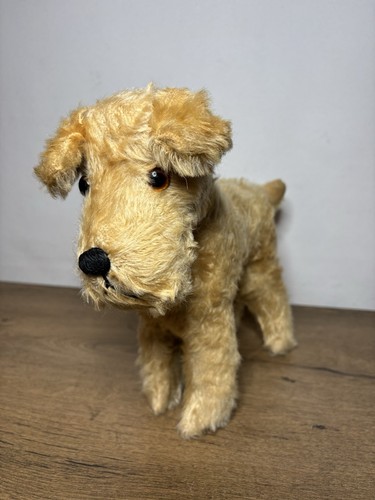 Vintage mohair terrier dog - terrier,