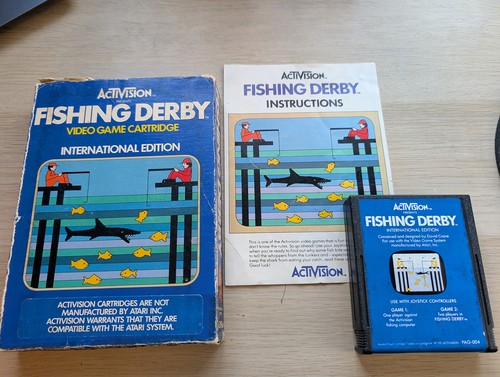 Fishing derby atari - derby, boxed