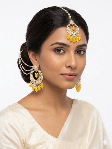 Yellow indian bollywood bridal - yellow,