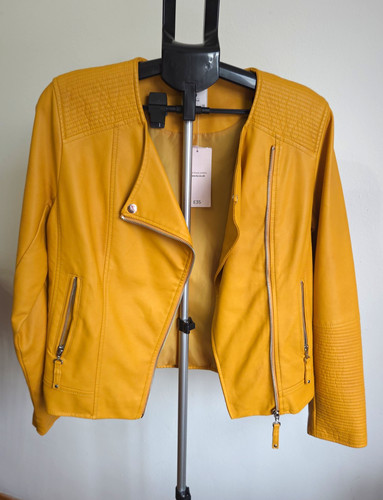 Woman womens yellow faux - tu,