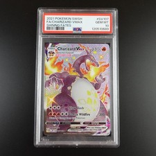 PSA 10 Charizard Vmax SV107/SV122 Pokemon Shining Fates Holo Graded Card