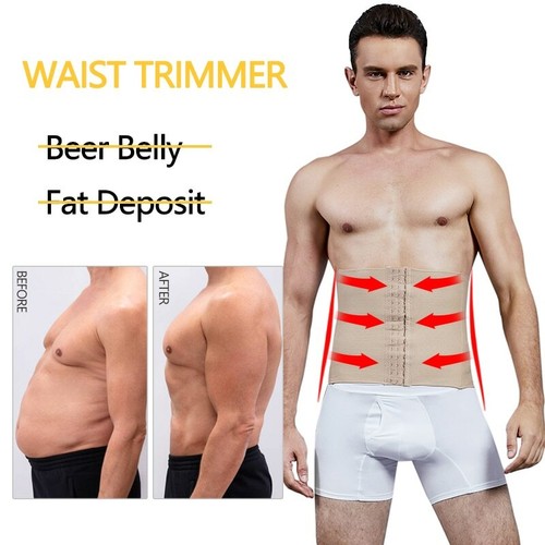 Men slimming boned corset - slimming,