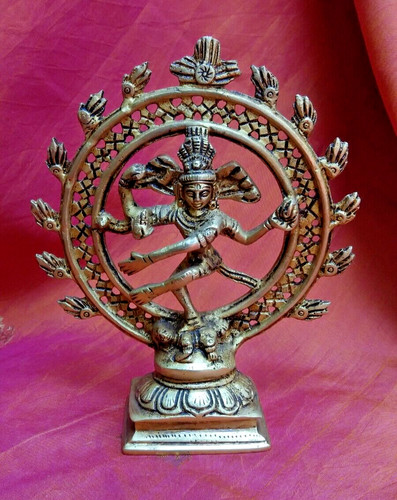 Nataraja shiva statue - nataraja, brass