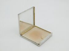 Asprey & Co Sterling Silver Engine Turned Mirror Compact Antique 1948 Art Deco