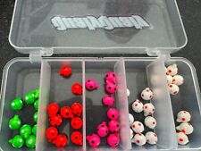 FLOUNDER AND PLACE 10mm SEA HIGH VIS FLOATING BEADS, REUSABLE BEADS SEA FISHING