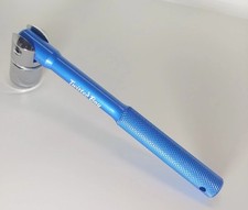 Twisted Bay Aluminium Scaffold Spanner Bi-Hex Box Stepped Handle BLUE