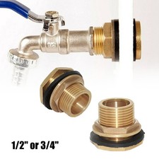 Premium Brass Water Tank Tap Connector for Rainwater Harvesting Systems