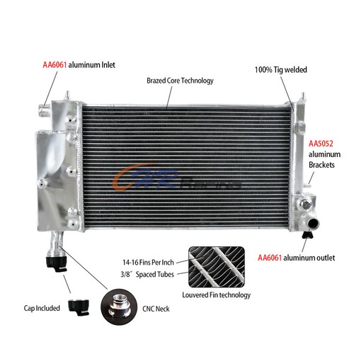 Aluminum radiator for - radiator,