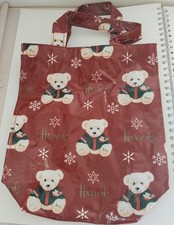harrods teddy bear bag pvc