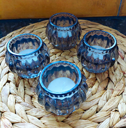 Set grey glass tea - grey,