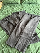 Job Lot Next Men’s Black Jeans Size 32 Waist Regular Length Straight Fit Faded