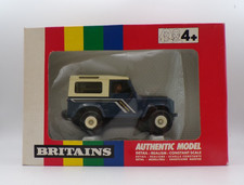 BRITAINS 9507 LAND ROVER DEFENDER 90 BLUE VERY NEAR CMINT BOXED