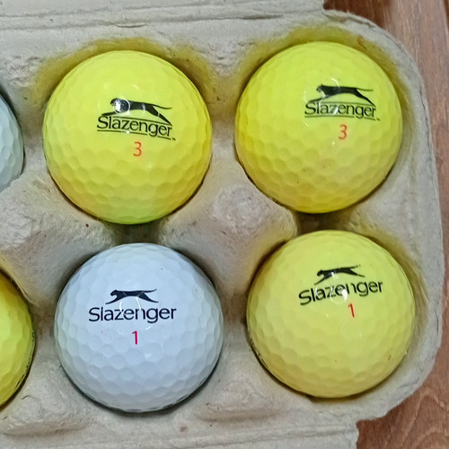 Used slazenger golf balls - used,