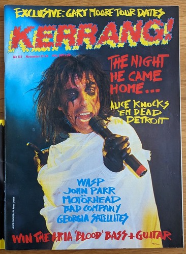 Alice cooper kerrang issue - kerrang!,