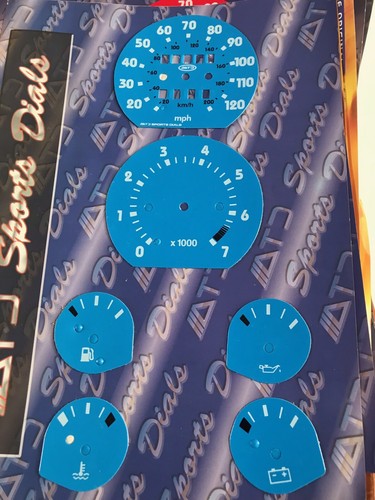 Vauxhall nova blue speedo dial - nova,