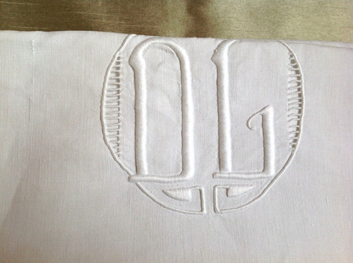 Vintage french monogram l - french, l"