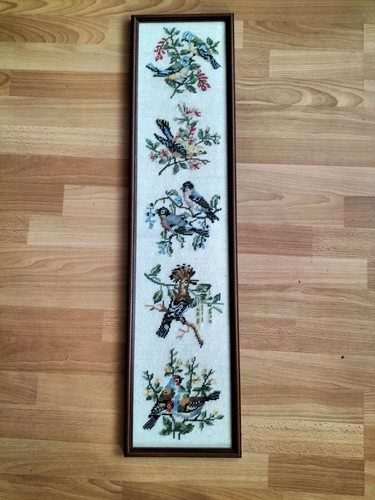 Bird tapestry picture framed - tapestry,