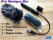 Shotgun Mic for Sony DSR PMW PXW PMW HXR  Canon Panasonic Pro Video Cameras