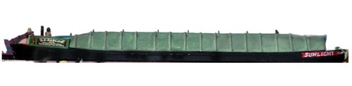 Canal butty boat - boat, cover