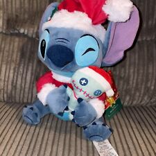 Disney Store Stitch Scrump Festive Medium Soft Toy Christmas Plush tags