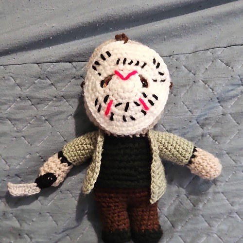 Handmade hand crocheted - hand, jason