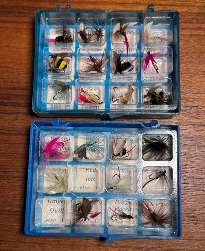 Vintage fly fishing - fly, flies