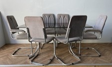 Vintage Smoked Glass & Chrome