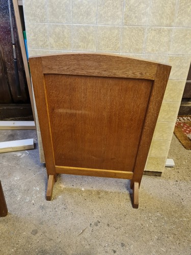 Vintage wooden fire screen - vintage,