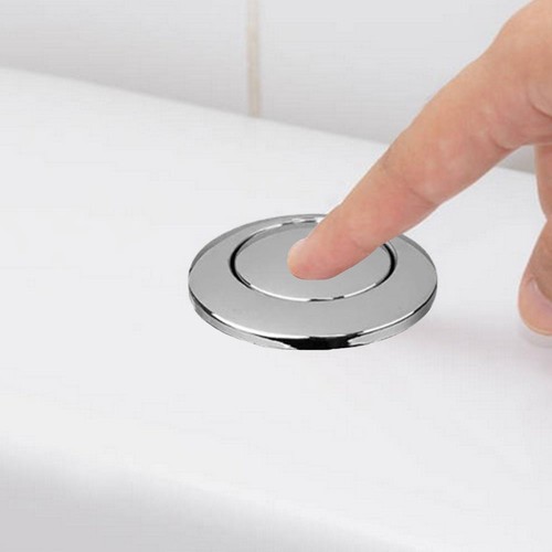 Toilet flush button - flush, replace