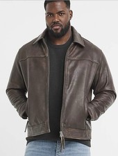 Men’s Jack Jones Premuim leather jacket 2 XL