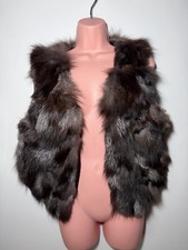 Vintage Real Fur Gilet Brown