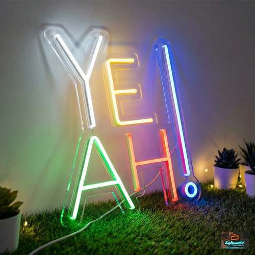 Led neon sign yeah - neon,