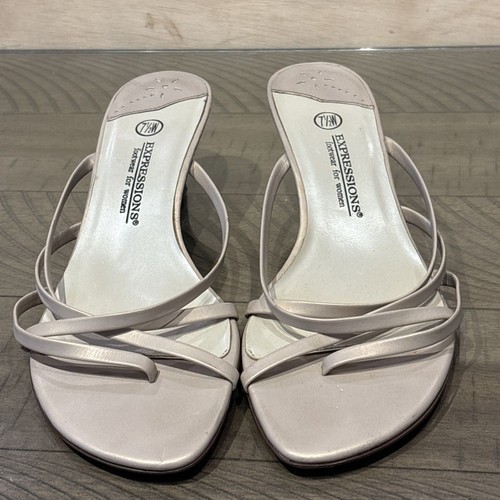 Womens strappy low kitten - low,