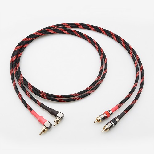 Pair angle plug rca cable - angle,