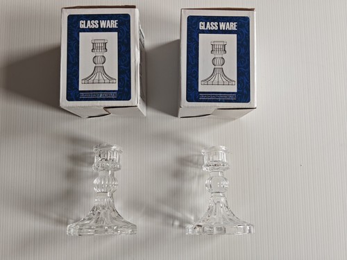 Pair clear glass - pair, of