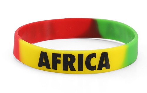 Africa silicone wristbands - africa,