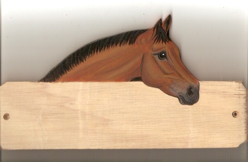 Warmblood horse