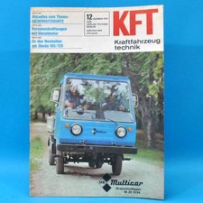 GDR KfT Kfahrzeugtechnik 12 1979 Multicar BMW R 45 Zündapp Skoda Diesel 77