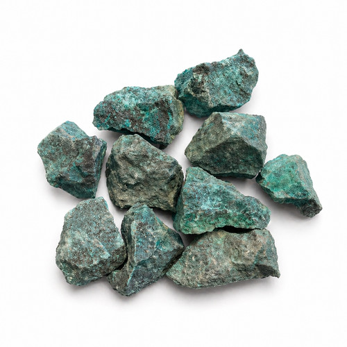 Raw chrysocolla crystal - chrysocolla,