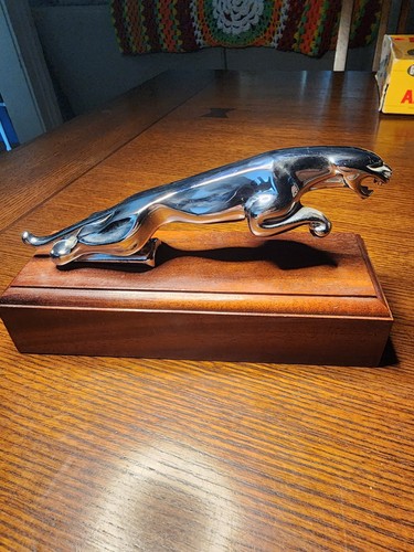 Vintage chrome jaguar - chrome,
