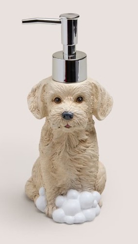 Cockapoo soap dispenser dog - soap,